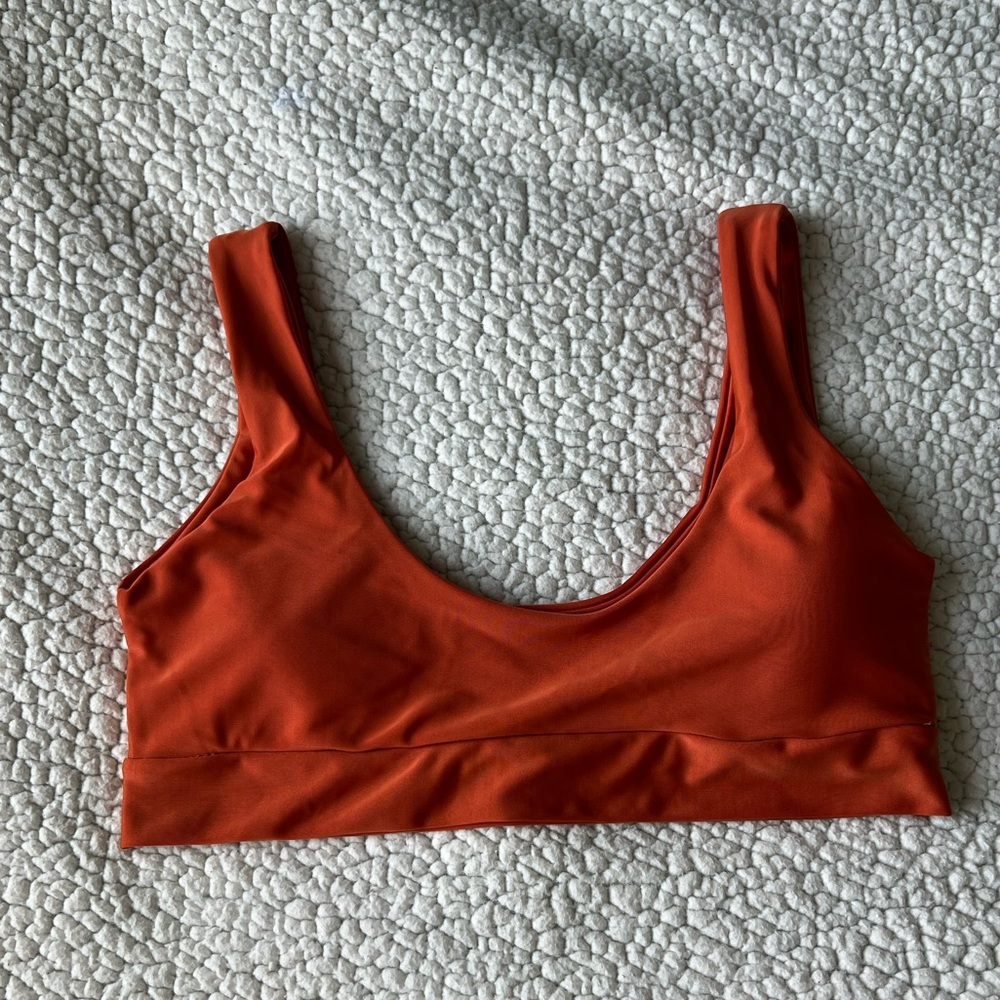 Burnt orange bikini top